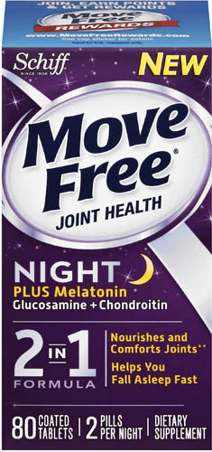 MOVE FREE Night Plus Melatonin Glucsoamine  Chondroitin Tablets